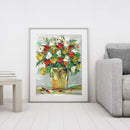 Oil Paint By Numbers Picture DIY Drawing Elegant Flower Nature Acrylic Painti