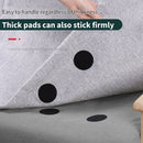 5pcs Fastener Adhesive Tape for Bed Sheet Sofa Carpet Anti Slip Pad (Black)