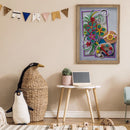 Diamond Painting Kit 5D Special Shaped Rhinestone DIY Color Flowers Craft