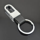 Fashion Black Leather Underwired Keyring Keychain Keyring Ring-S