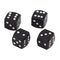 4pcs Dice Style Car Tire Wheel Tyre Caps Valve Stem Dust Covers (Black)