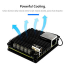 For Orange Pi Zero/Orange Pi Zero 2 Passive Cooling Enclosure with Thermal Paste