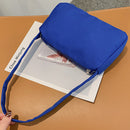 Women Handbag Nylon Casual Crossbody Shoulder Underarm Tote Bag (Navy Blue)
