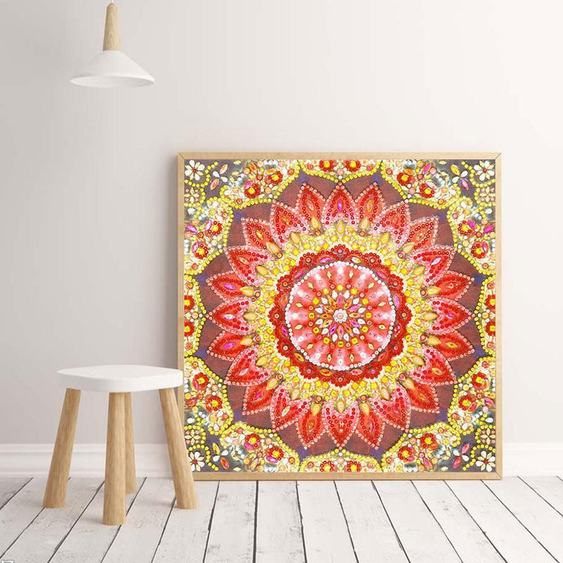 5D DIY Special Shaped Diamond Painting Flower Cross Stitch Kits (D1063)