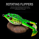 Bionic Frog Crankbait Lure 9.5cm 24g Silicone Soft Bait Outdoor Fishing Tackle
