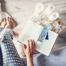 DIY Flower Special Shaped Diamond Painting Leather Bookmark with Tassel Crafts