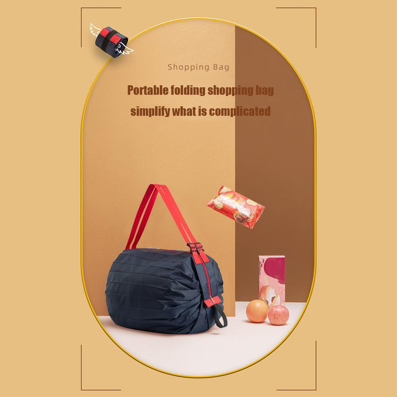 Waterproof Folding Eco-Friendly Shopping Travel Portable Grocery Bag (A)