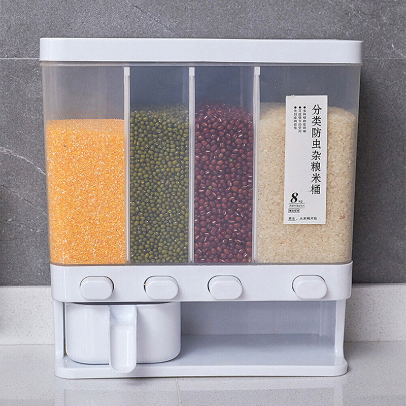 Kitchen Storage Cans Sealed Jar Grains Beans Cereal Rice Tank Food Containers