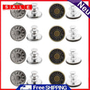Replacement Jeans Button Kit 17mm No Sewing Metal Denim Buttons Repair Combo