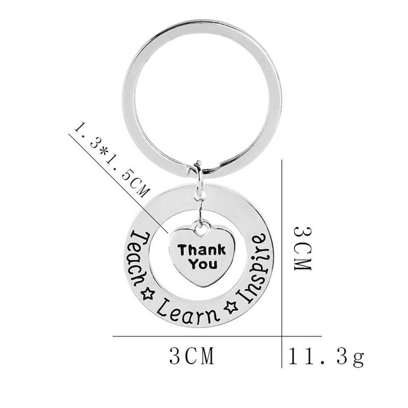 You Teacher Jewelry Teacher's Day Gift Keyring Key Chain Teachers Keychain