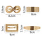 Women Girls Hairgrips Horsetail Clip Metal Hairgrips Geometry Hair Clip