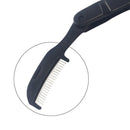Beauty Eyebrow Brush Mascara Separator Dual-Head Foldable Eyelash Metal Comb