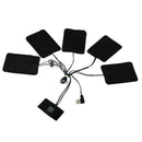 5 in1 USB Thermal Heated Pad Electric Vest Heat Warm Jacket Warmer Body