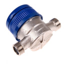 15mm 1/2 inch Cold Water Meter for Garden Home Using with Free Fittings Newly