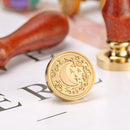 Retro Wood Handle Wax Seal Stamps Envelope Wedding Post Sealing Wax (K05) Newly