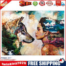 Wolf Girl 5D Diamond Painting Embroidery DIY Cross Stitch Home Decor Gifts?
