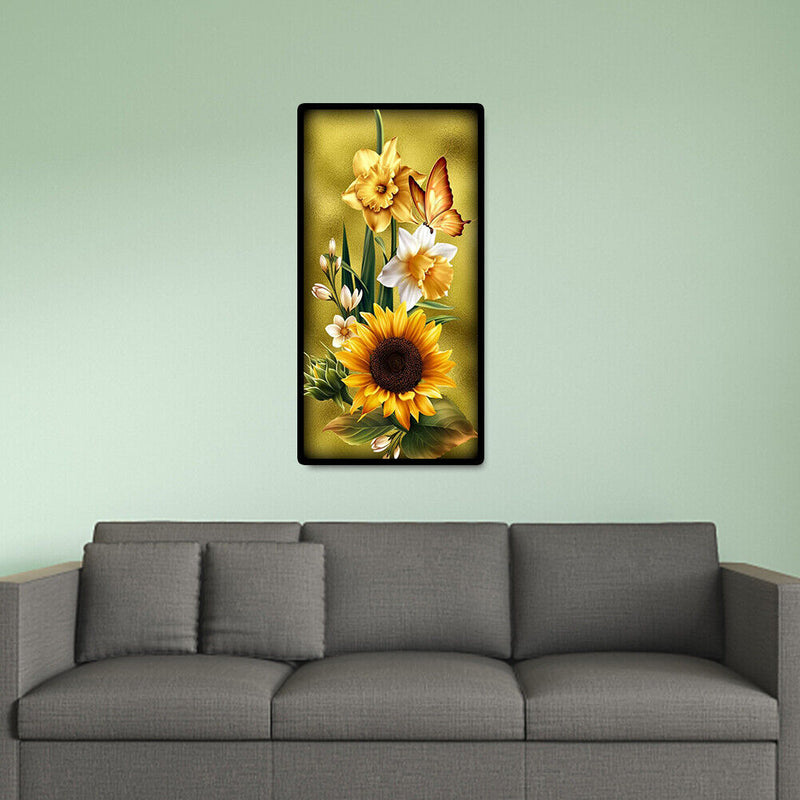 5D DIY Needlework Mosaic Craft Sunflower Embroidery Set Home Diamond Painting