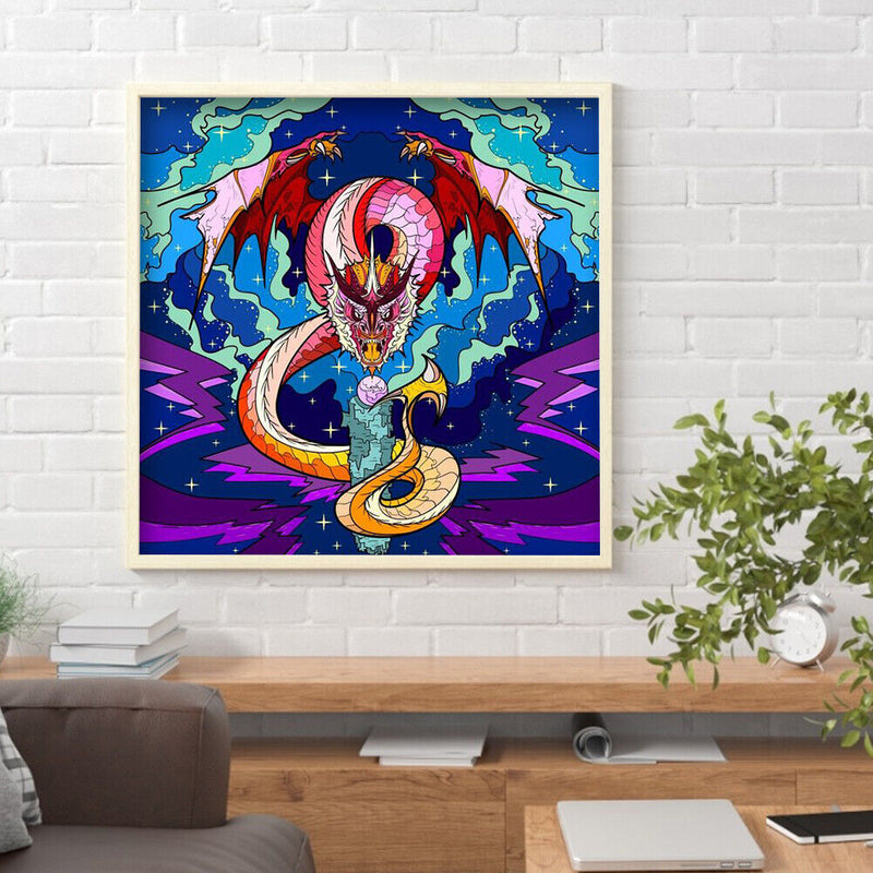 Pterosaur 5D DIY Partial Special Shape Drill Diamond Painting Kits