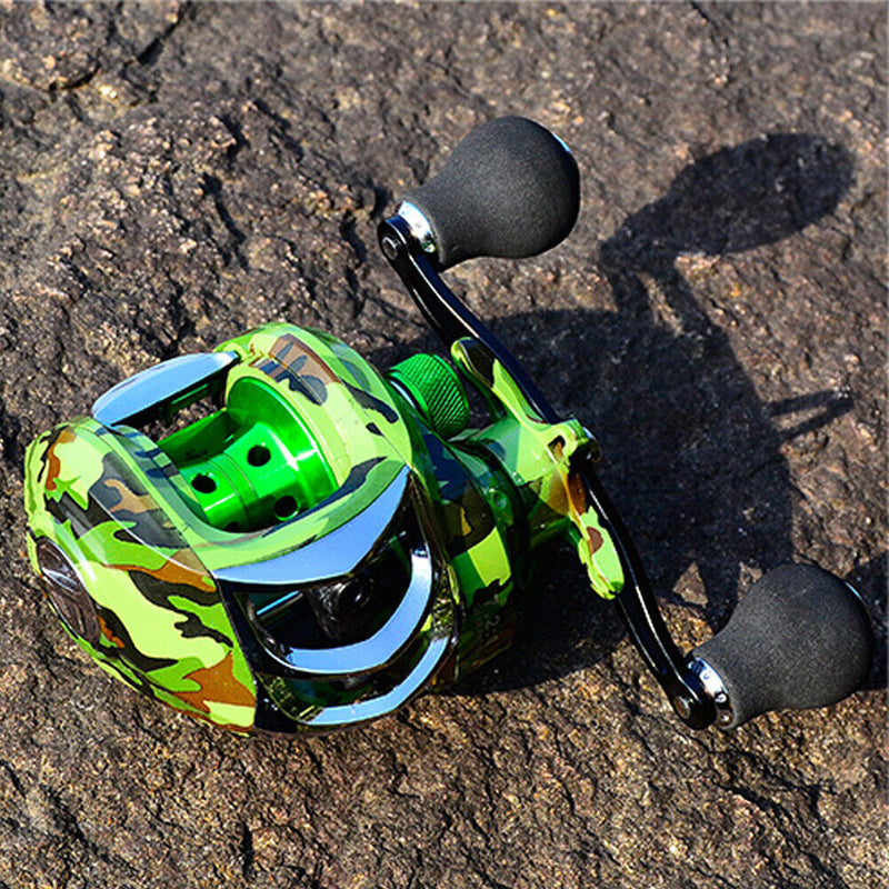 DW125 Baitcasting Reel 10kg Max Drag 18+1 BBs Fishing Reel (Left Hand) Newly