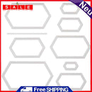 DIY Scrapbooking Photo Album Hexagon Stencils Carbon Steel Paper Cutting Dies