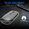 2.4G Wireless Mouse Optical 4 Button 1600DPI Mice w/USB Receiver (Grey)
