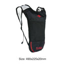 MTB Bike Cycling Backpack Water Bladder Bag Sport Folding Rucksack (Red) Newly