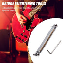 Guitar Adjustable Bridge Saddle+Screwdriver Acoustic Guitar Stringed Instru