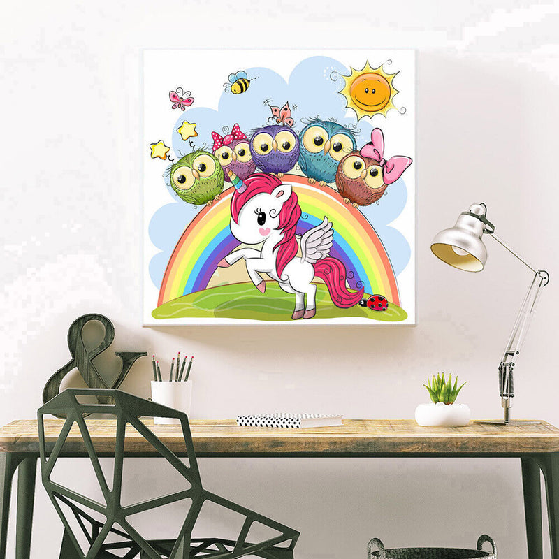 5D DIY Full Drill Diamond Painting Horse Birds Embroidery Mosaic Needlework Set