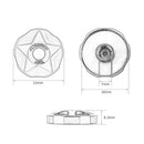 #A MTB Bicycle Front Fork Cap Aluminum Alloy Air Gas Valve Cover Shock Absorptio