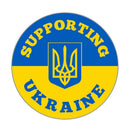 3PCS Ukraine Standing Strong Lapel Pin support Ukraine 2022