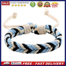 Multicolor Weave Rope Bracelet Unisex Retro Ethnic Knitting Charm Bangle Gift