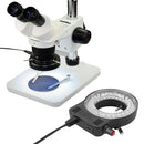 Plastic 56LEDs 35000LM Adjustable Microscope Ring Light Illuminator Lamp Newly