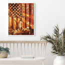 Full Embroidery Printed 3 Strands 11CT Our Lady Kit Stamped Cross Stitch Kit