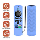 Remote Cover with Lanyard for Amazon Fire TV Stick Lite (Luminous Blue)
