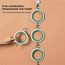 Hanging Hat Rack Plastic Household Creative Door Rear Shelf Scarf Bag Hook
