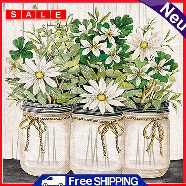 DIY Kit Rhinestone Diamond Painting Chrysanthemum 5D Full Round Drill Picture