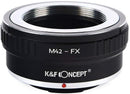 K&F Concept Lens Adapter for M42 Lens to Fujifilm Fuji X-Series X FX Camera Body