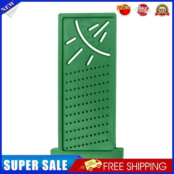 Woodworking Scribe Mark Line Gauge Cross-Out Carpenter Angle Ruler (Green)