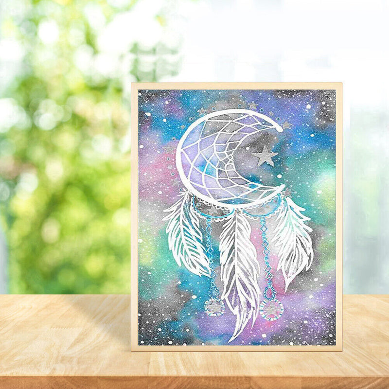 5D DIY Full Drill Diamond Painting Dreamcatcher Cross Stitch Kits Bedroom Decor