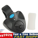Electronic Fish Bite Finder Alarm LED Light Bell Clip On Fishing Rod Black Newly