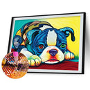 5D DIY Full Drill Diamond Painting Dog Cross Stitch Embroidery Kit Wall Art