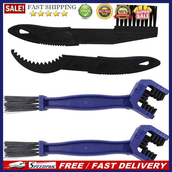 4pcs Bicycle Chain Cleaner Kit MTB Mountain Bike Machine Washer Brush Scrubber