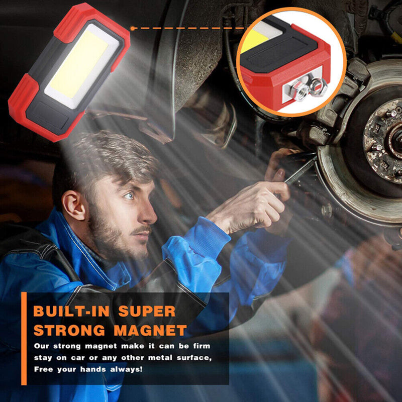 Outdoor COB Work Light Portable Flashlight Waterproof for Camping Night Fishi