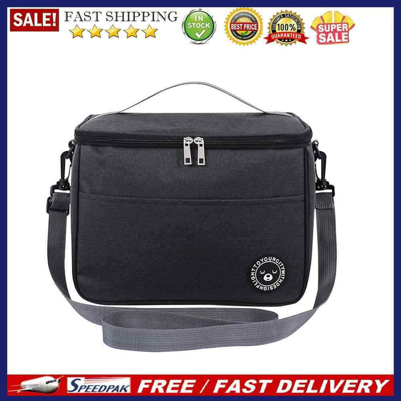 Folding Food Cooler Ice Pack Thermal Bags Drink Carrier Lunch Insulation Bag