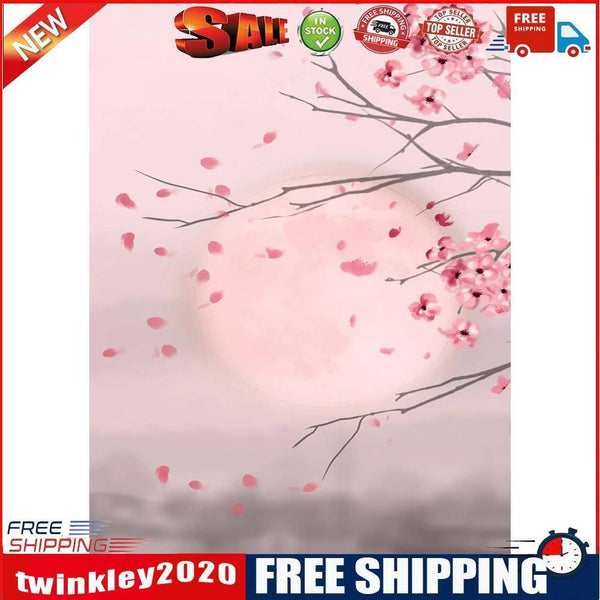 Blooming Apricot Flower Oil Painting By Numbers Coloring Picture No Frame