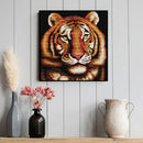 Full Cross Stitch 14CT Cotton Thread DIY Tiger Stamped Needlework Craft Home Art