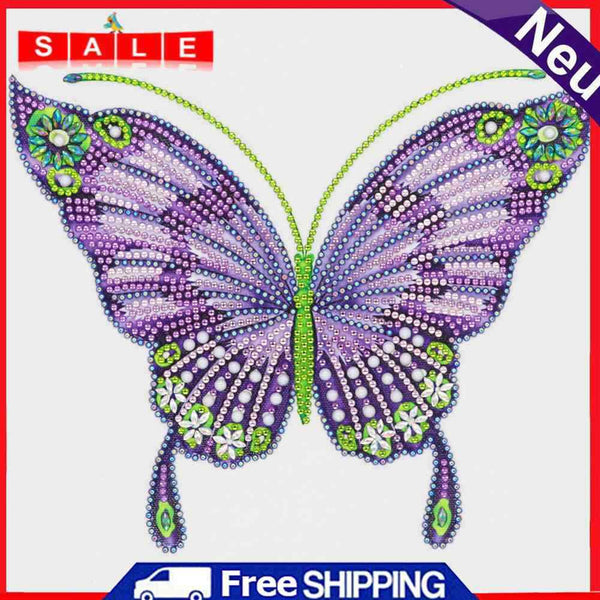 5D DIY Special Shaped Diamond Painting Butterfly Embroidery Craft Kits Wall Art