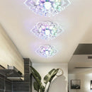 Modern LED Flower Crystal Ceiling Chandelier 9W Decor Lamp (Color Light) Newly
