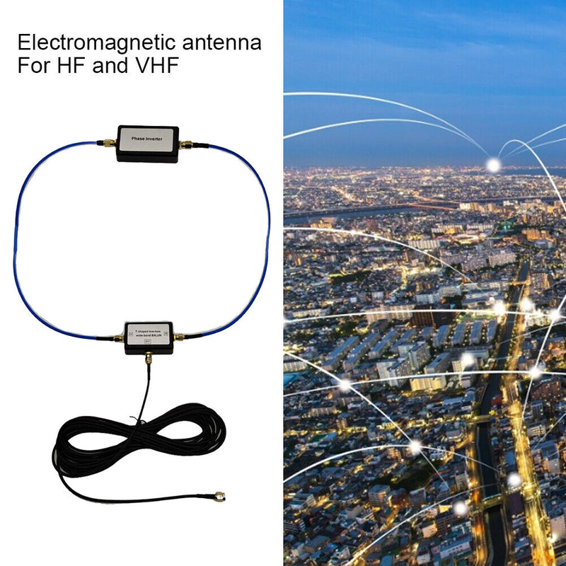 YouLoop Portable Passive Magnetic Loop Antenna with Low Loss Broadband BALUN