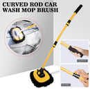Car Wash Kit Brush Set Microfibre Mitt Mop & Car Wheel Cleaning Brush Rim Clean`